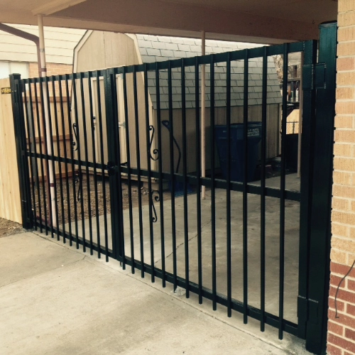 iron gate installation