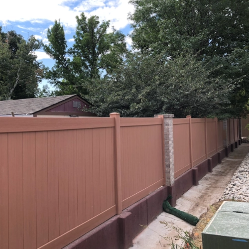 Traditional Composite Fence