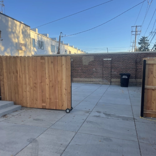 Wooden Slide Gate